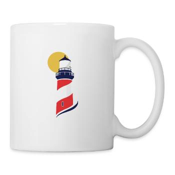 Leuchtturm - Tasse - Weiß - Rechts