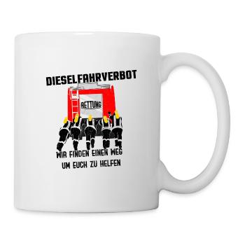 Pompier Drôle Cadeau Sauveur Pompier - Mug blanc - blanc - Droite