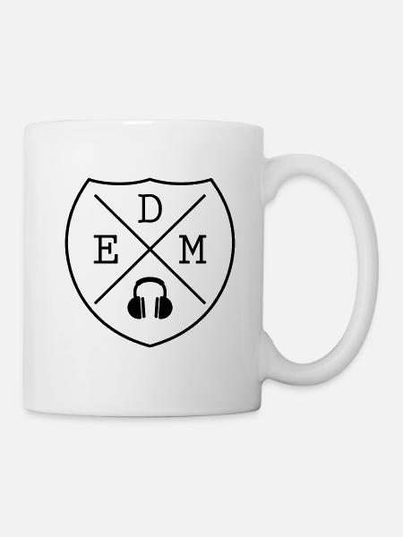 EDM Electro Techno Rave - Mug - white