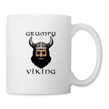 Grumpy Viking Witziger Comic Wikinger - Tasse - Weiß - Rechts