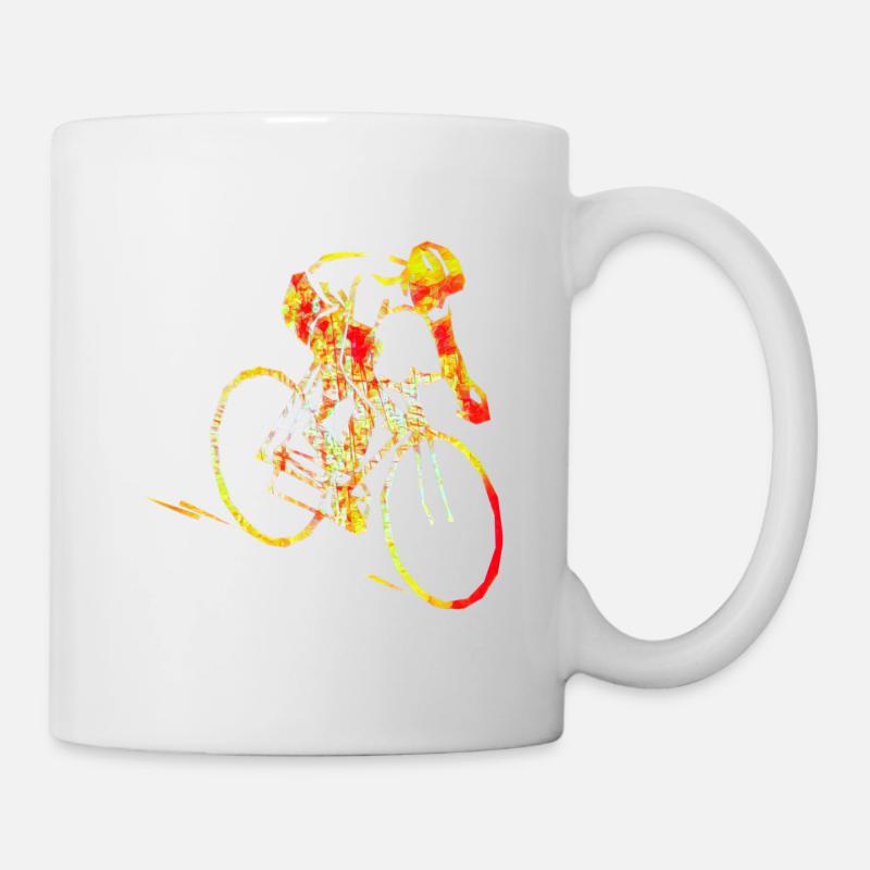 course cycliste - Mug blanc - blanc