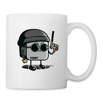 Léon touchpad - Mug blanc - blanc - Droite