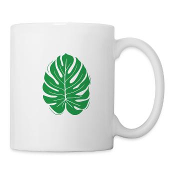 Leaf - natural (Green) - Mug - white - Right