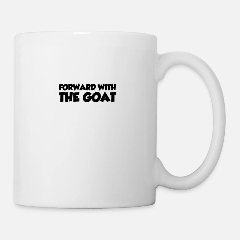 Forward with the goat - Mug - white