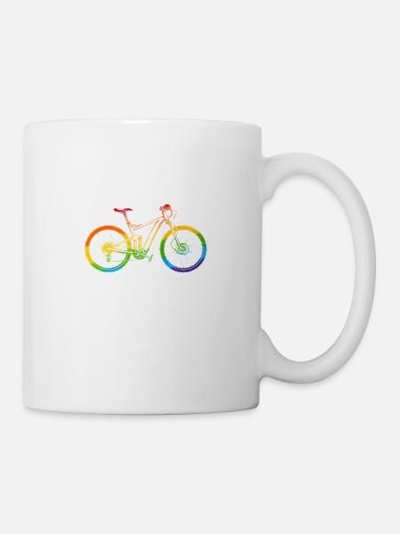 Modern Pride Bike - Mug - white