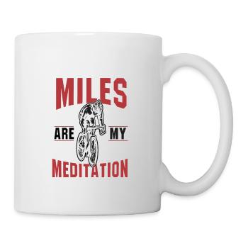 Miles Are My Meditation - Mug - white - Right