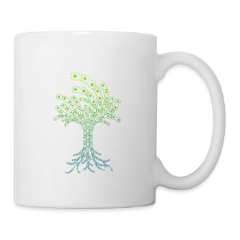 Tree of Bicycle Chains - Mug - white - Right