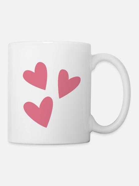 Three Hearts Gift - Mug - white