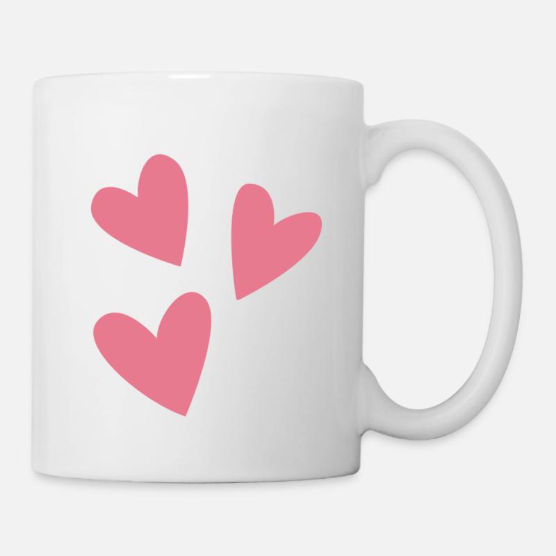Three Hearts Gift - Mug - white