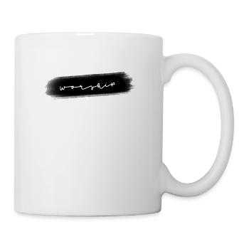 Worship - Christian design - Mug - white - Right