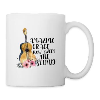 Amazing Grace How Sweet The Sound - Mug blanc - blanc - Droite