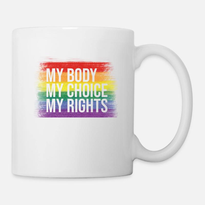my body my choice my rights - Mug - white