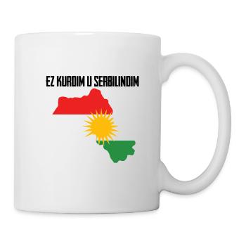 Ez kurdim u serbilindim - Tasse - Weiß - Rechts