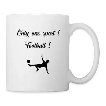 One sport : Football - Mug - white - Right