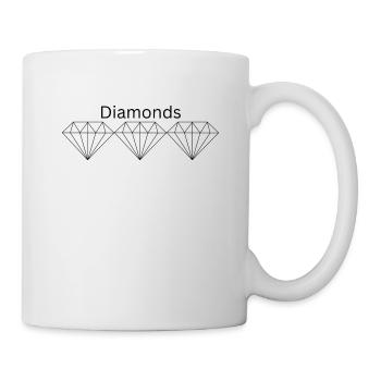 Diamonds - Tasse - Weiß - Rechts
