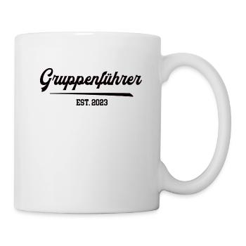 Gruppenführer 2023 Feuerwehr Feuerwehrmann FFW - Tasse - Weiß - Rechts