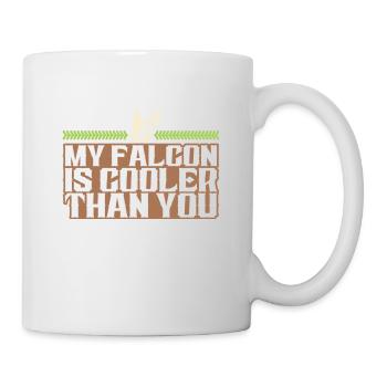 Falconry Cool Saying - Mug - white - Right