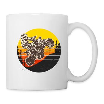 motocross quad moto cross motos quad - Mug blanc - blanc - Droite