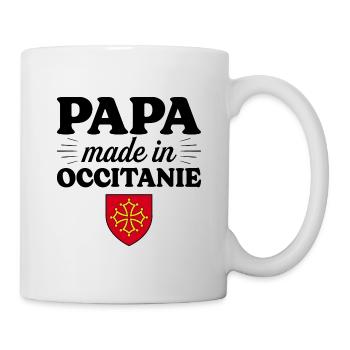 Papa Made In Occitanie - Homme Papa Occitan - Mug blanc - blanc - Droite