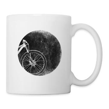 Roue de vélo - Mug blanc - blanc - Droite