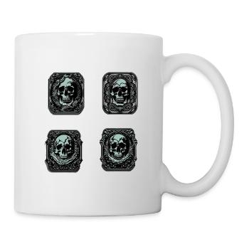 Skulls Sticker - Mug - white - Right