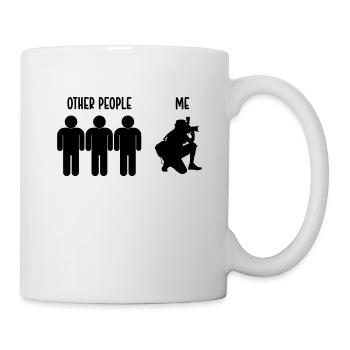 Fotograf Fotografie Geschenk Spruch lustig - Tasse - Weiß - Rechts