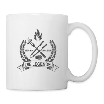 Serien Griller - Die Legende im Grillen - Tasse - Weiß - Rechts