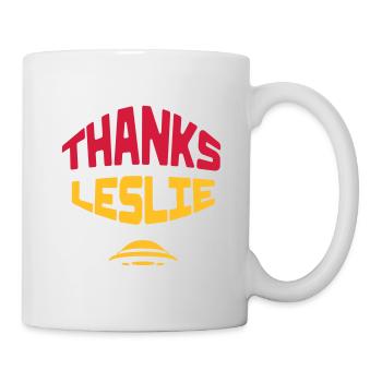 Thanks Leslie - Mug blanc - blanc - Droite