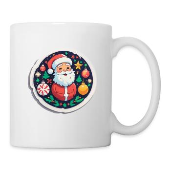 Weihnachtsmann - Tasse - Weiß - Rechts