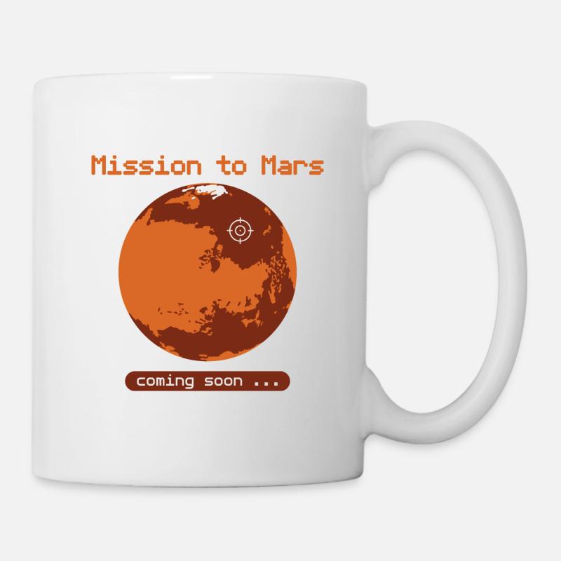 Mission vers Mars ! - Mug blanc - blanc