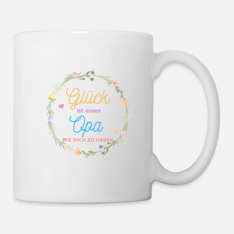 Glück ist, einen OPI wie dich zu haben ! - Tasse - Weiß