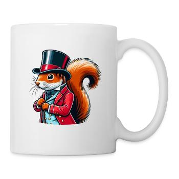 Réalisateur Écureuil - Mug blanc - blanc - Droite