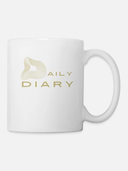 Daily Diary - Tasse - Weiß
