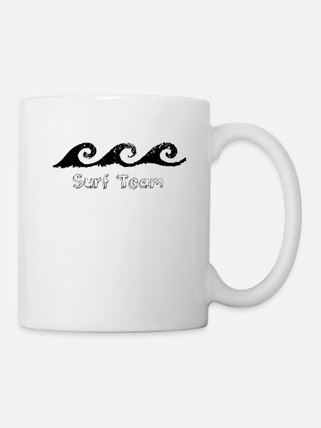Welle - Tasse - Weiß