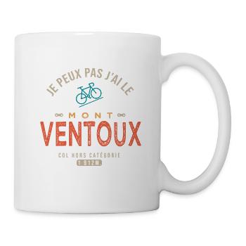 je peux pas j ai mont ventoux cadeau vélo cycliste - Mug blanc - blanc - Droite