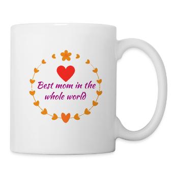 Best mom in the whole world - Mug - white - Right