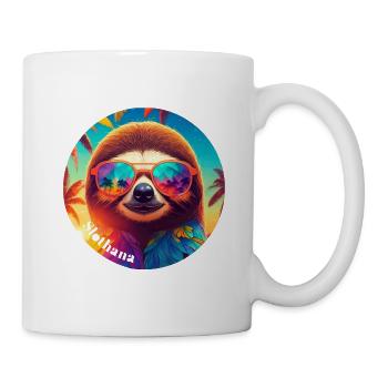 Chemise « Slothlife » - Mug blanc - blanc - Droite
