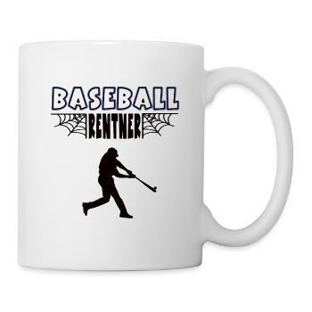 Baseball Rentner Rente Ruhestand Baseballer - Tasse - Weiß - Rechts