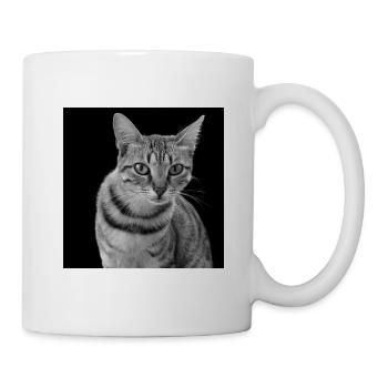 Cat white-black Cat black and white - Mug - white - Right