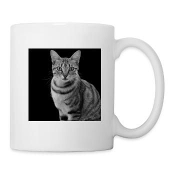 Cat white-black Cat black and white - Mug - white - Right