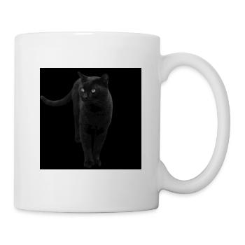 Black Cat Cat Black Cats Gift - Mug - white - Right