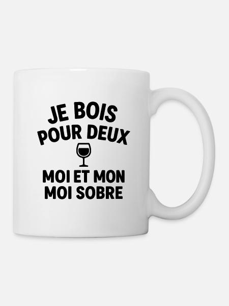 Humour Duo Moi Et Moi - Mug blanc - blanc