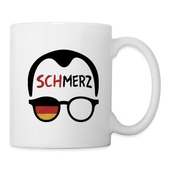 Merz März Schmerz Design Satire Politik Statement - Tasse - Weiß - Rechts