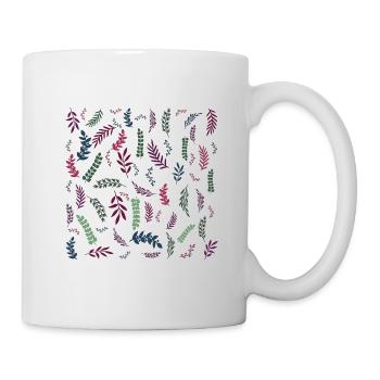 Botanischer Blumengarten - Tasse - Weiß - Rechts