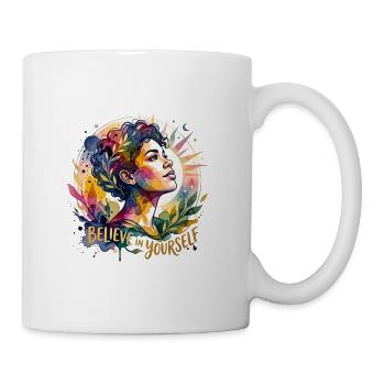 Believe in Yourself Porträt - Tasse - Weiß - Rechts