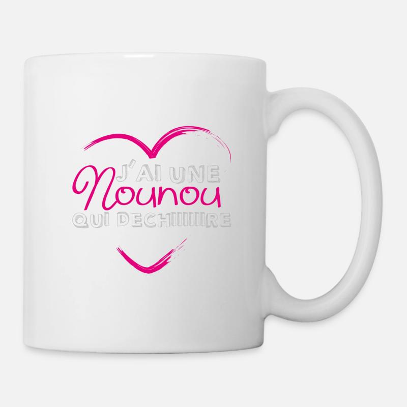 Nounou qui déchire - Mug blanc - blanc