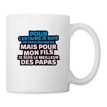 Je suis le meilleur des papas (2) - Mug blanc - blanc - Droite