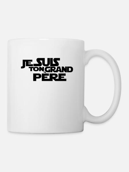 JE SUIS Ton grand père - Mug blanc - blanc