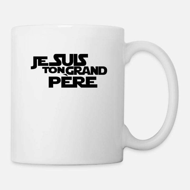 JE SUIS Ton grand père - Mug blanc - blanc