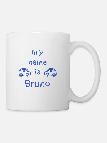 BRUNO MY NAME IS - Mug - white